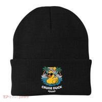 Funny Duck Cruise Rubber Duck Squad Vacation Cruise Ship Gift Beanie thumb 0