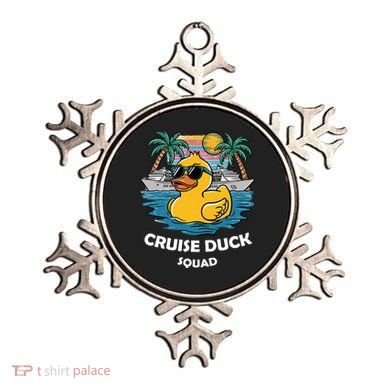 Funny Duck Cruise Rubber Duck Squad Vacation Cruise Ship Gift Ornament