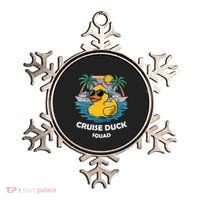 Funny Duck Cruise Rubber Duck Squad Vacation Cruise Ship Gift Ornament thumb 0