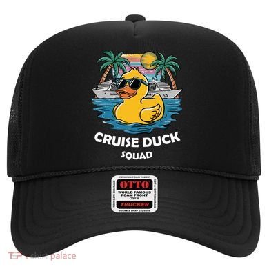 Funny Duck Cruise Rubber Duck Squad Vacation Cruise Ship Gift Hat