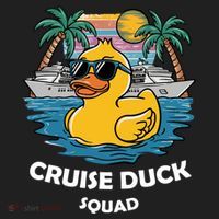Funny Duck Cruise Rubber Duck Squad Vacation Cruise Ship Gift Hat thumb 2