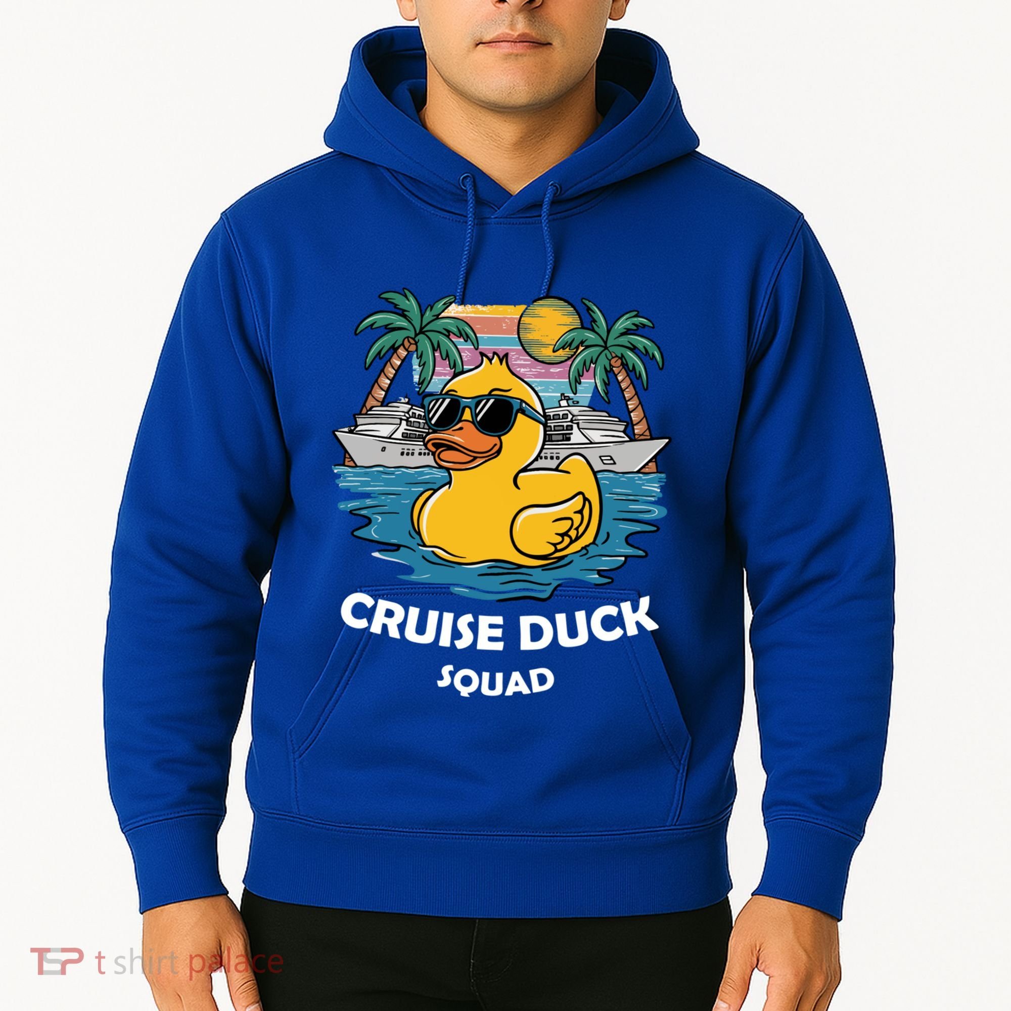 Funny Duck Cruise Rubber Duck Squad Vacation Cruise Ship Gift Hoodie
