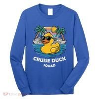 Funny Duck Cruise Rubber Duck Squad Vacation Cruise Ship Gift Long Sleeve Shirt thumb 0