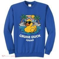 Funny Duck Cruise Rubber Duck Squad Vacation Cruise Ship Gift Sweatshirt thumb 0