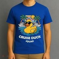 Funny Duck Cruise Rubber Duck Squad Vacation Cruise Ship Gift T-Shirt thumb 3