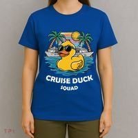 Funny Duck Cruise Rubber Duck Squad Vacation Cruise Ship Gift T-Shirt thumb 4