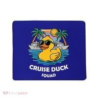 Funny Duck Cruise Rubber Duck Squad Vacation Cruise Ship Gift Mousepad thumb 0
