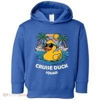 Funny Duck Cruise Rubber Duck Squad Vacation Cruise Ship Gift Toddler Hoodie thumb 0