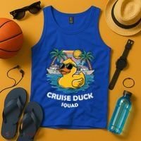 Funny Duck Cruise Rubber Duck Squad Vacation Cruise Ship Gift Tank Top thumb 4