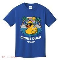 Funny Duck Cruise Rubber Duck Squad Vacation Cruise Ship Gift Kids T-Shirt thumb 0