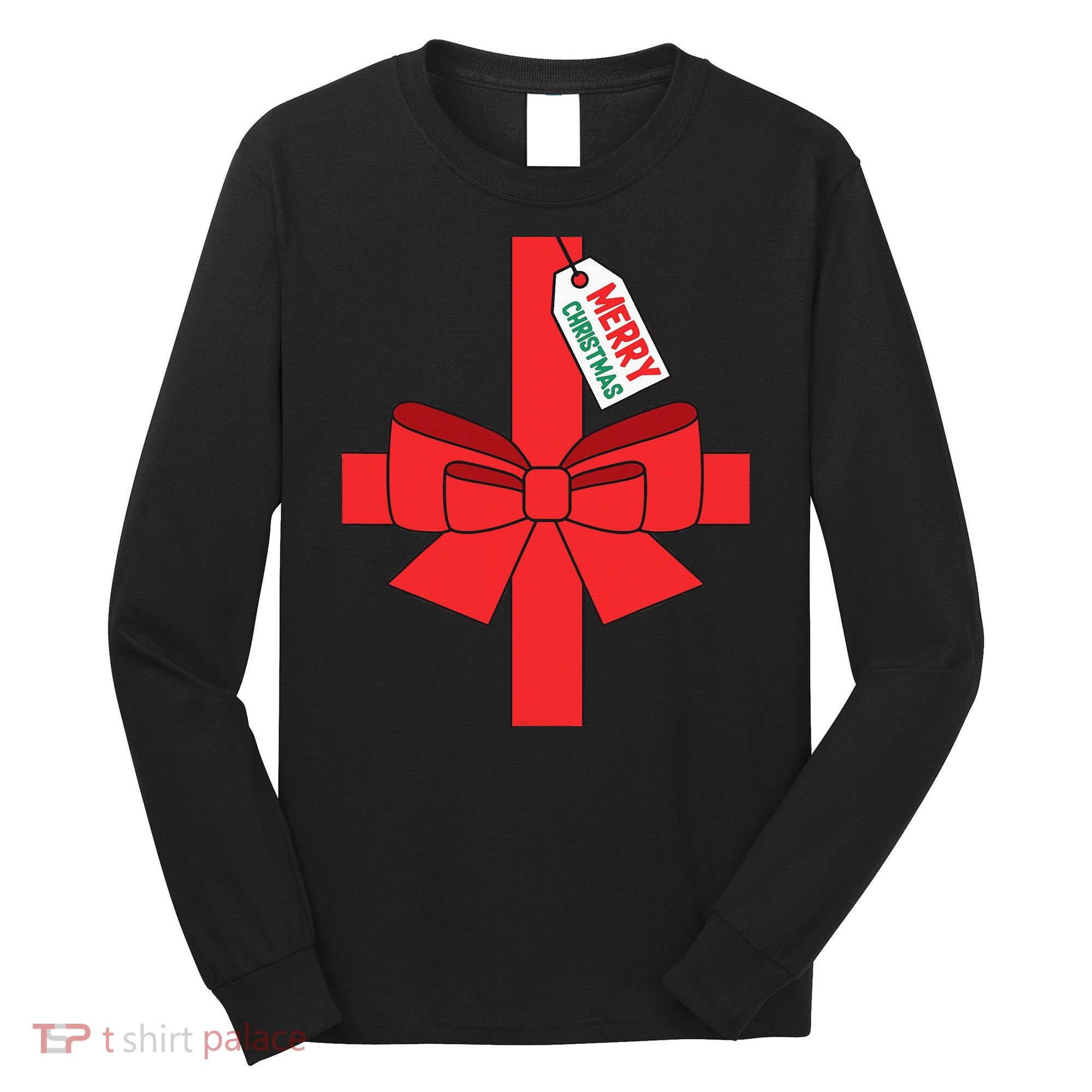 Funny Diy Christmas Present Costume Long Sleeve Shirt