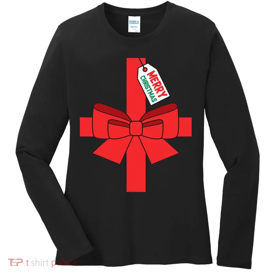 Funny Diy Christmas Present Costume Women's Long Sleeve Shirt
