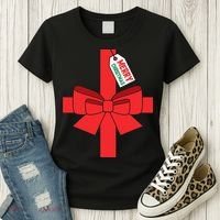 Funny Diy Christmas Present Costume Women's T-Shirt thumb 3