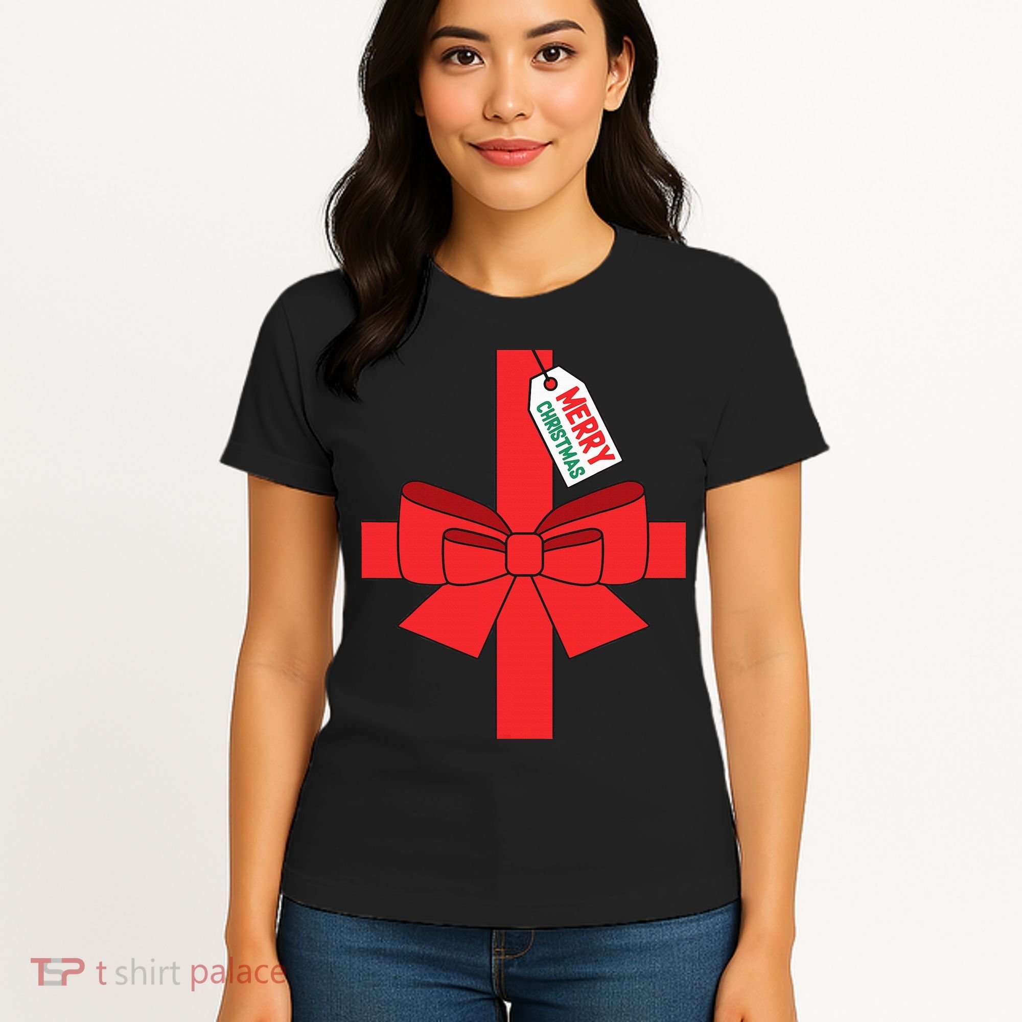 Funny Diy Christmas Present Costume Women's T-Shirt