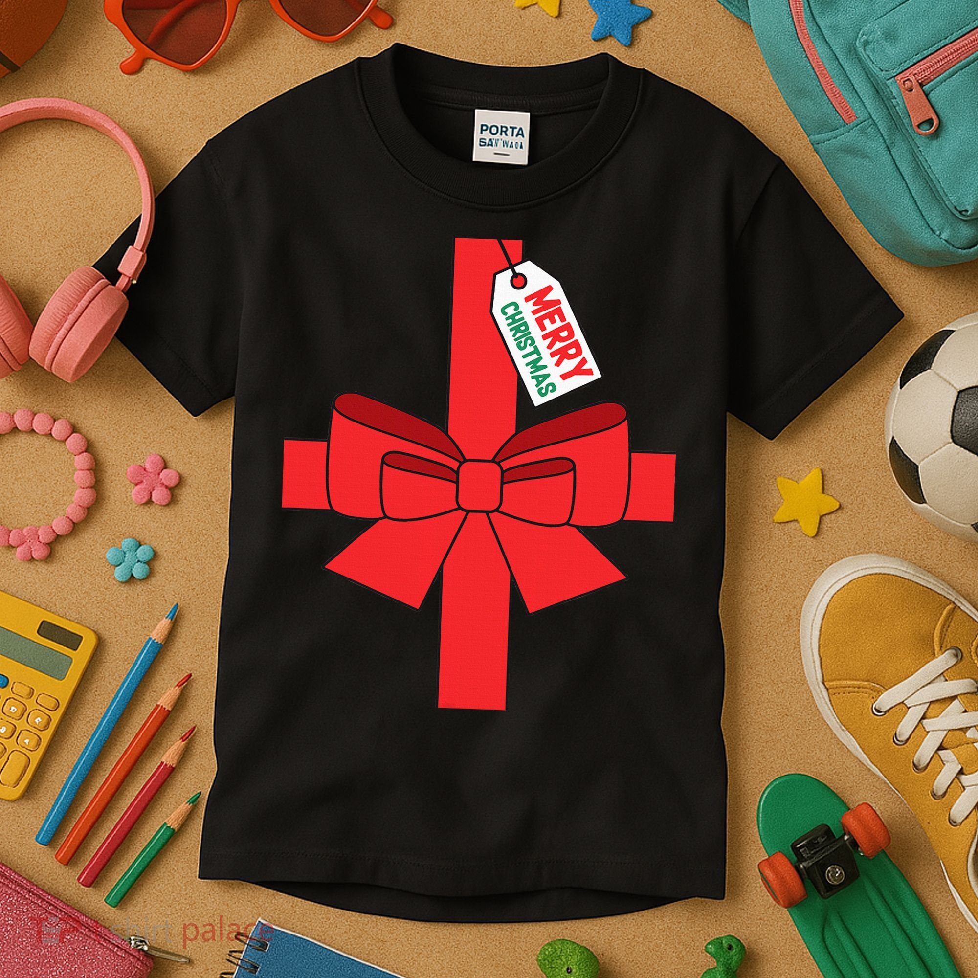 Funny Diy Christmas Present Costume Kids T-Shirt