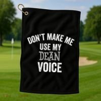 Funny Dean College University Department Promotion Gift Golf Towel thumb 1