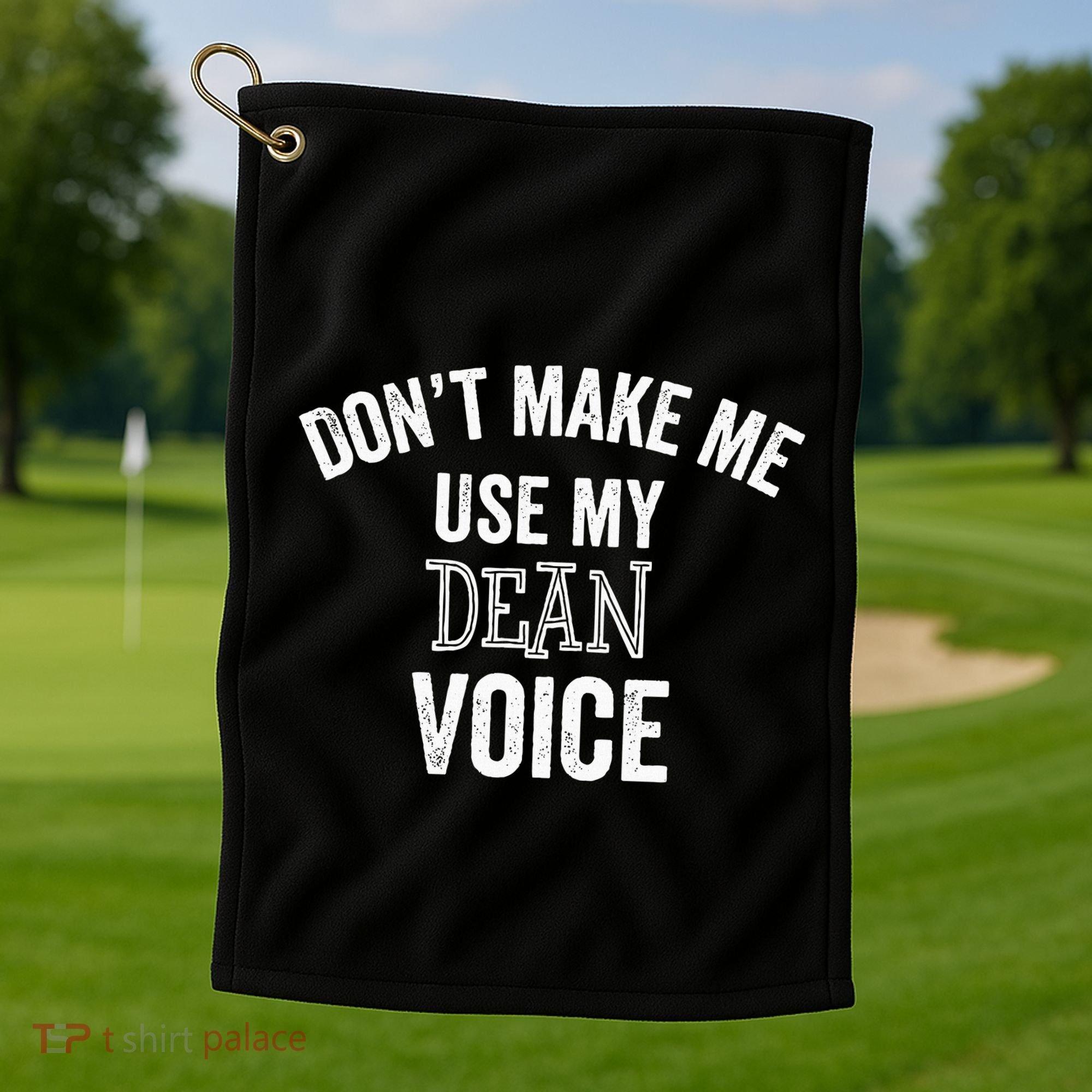 Funny Dean College University Department Promotion Gift Golf Towel