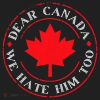 Funny Dear Canada We Hate Him Too  Women's Sweatshirt thumb 2
