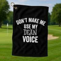 Funny Dean College University Department Promotion Golf Towel thumb 1