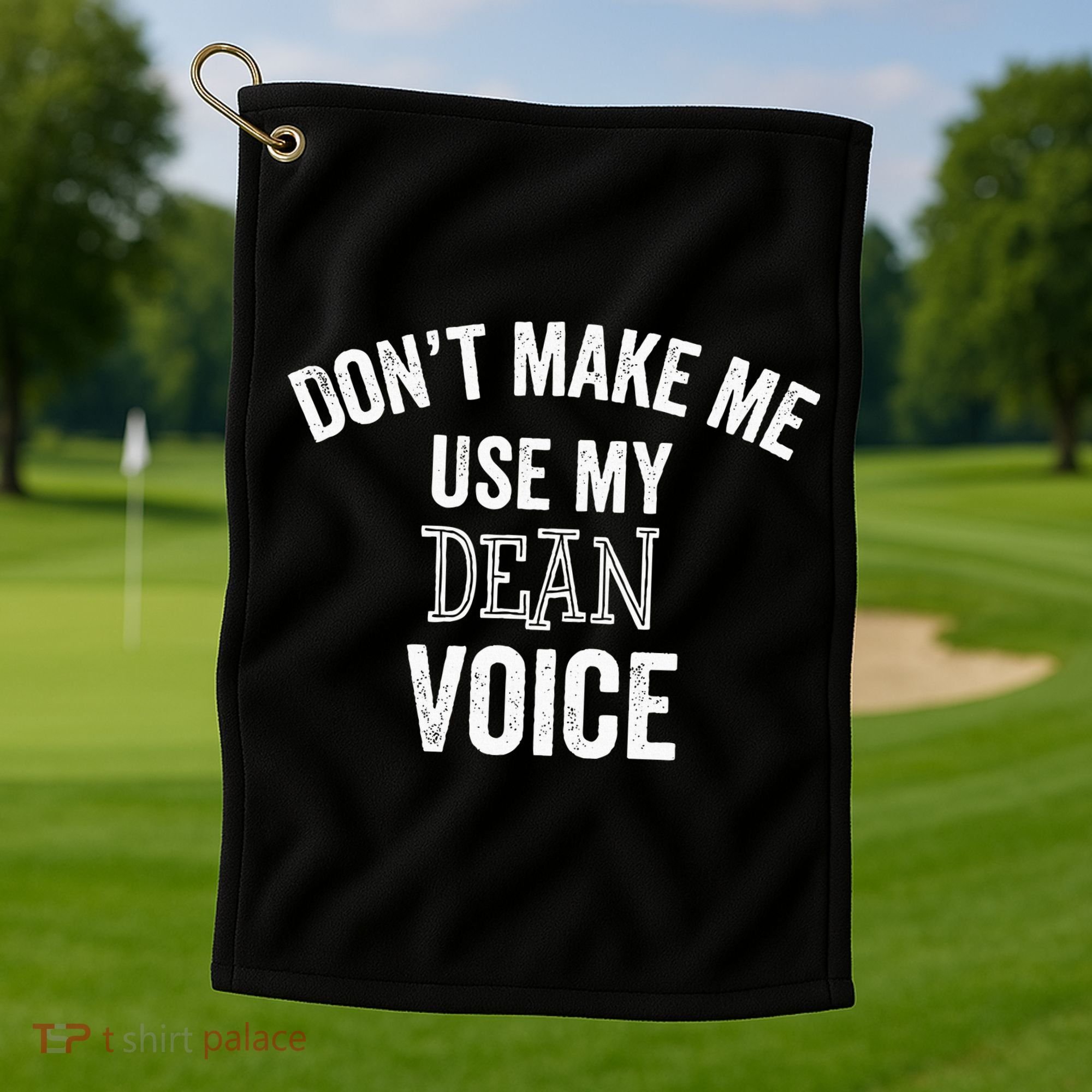 Funny Dean College University Department Promotion Golf Towel