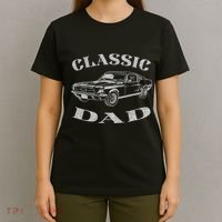 Funny Dad Classic Car Graphic T-Shirt thumb 4