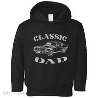 Funny Dad Classic Car Graphic Toddler Hoodie thumb 0
