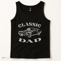 Funny Dad Classic Car Graphic Tank Top thumb 2