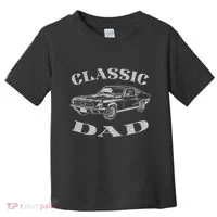 Funny Dad Classic Car Graphic Toddler T-Shirt thumb 0