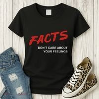 Facts DonT Care About Your Feelings Facts Music Video Women's T-Shirt thumb 3