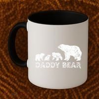 Fathers Day Daddy Bear With 3 Three Cubs Dad Father Papa Coffee Mug thumb 2