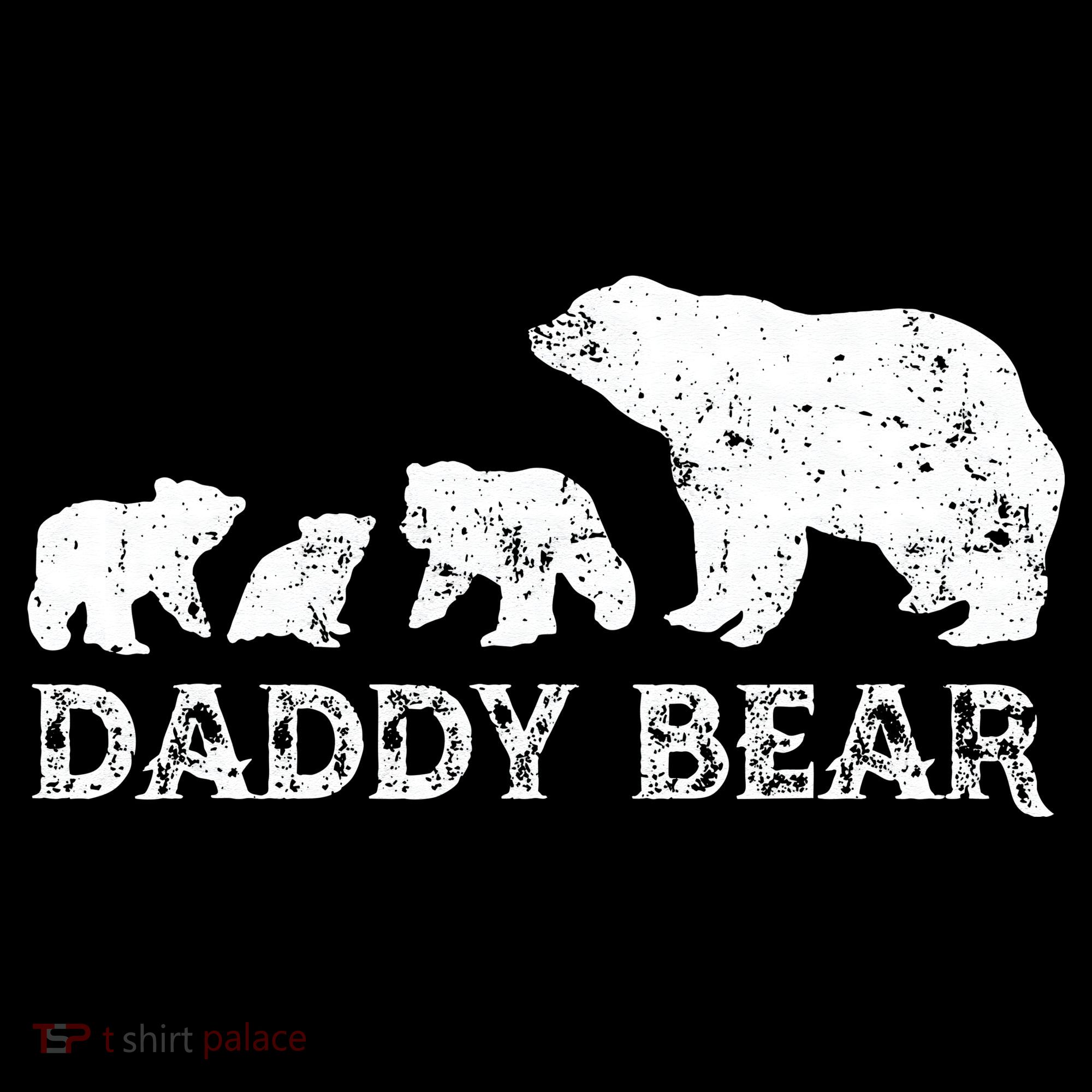 Fathers Day Daddy Bear With 3 Three Cubs Dad Father Papa Coffee Mug