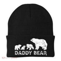 Fathers Day Daddy Bear With 3 Three Cubs Dad Father Papa Beanie thumb 0