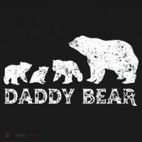 Fathers Day Daddy Bear With 3 Three Cubs Dad Father Papa Coaster thumb 2