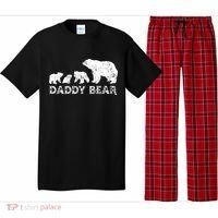Fathers Day Daddy Bear With 3 Three Cubs Dad Father Papa Pajama Set thumb 0