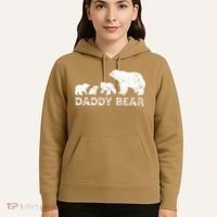 Fathers Day Daddy Bear With 3 Three Cubs Dad Father Papa Hoodie thumb 5