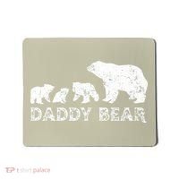 Fathers Day Daddy Bear With 3 Three Cubs Dad Father Papa Mousepad thumb 0