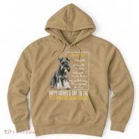 Funny Dog Dad Happy Fathers Day The Best Miniature Schnauzer Dad Hoodie thumb 0