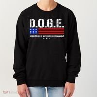 Funny Doge D.O.G.E. Department Of Government Efficiency Meme Women's Sweatshirt thumb 0