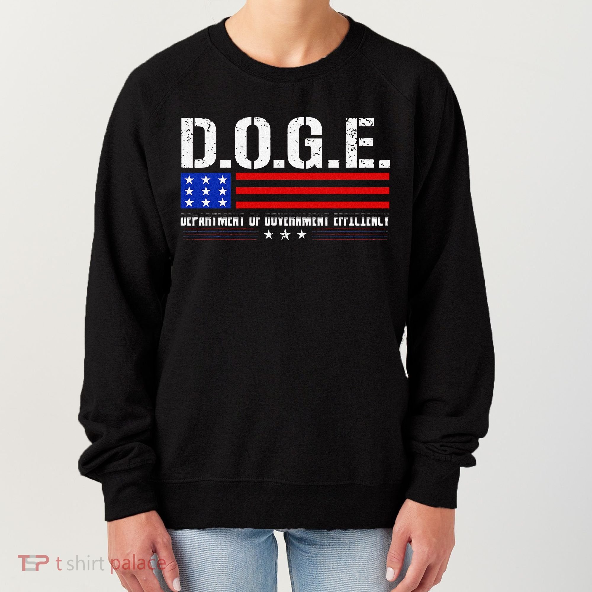 Funny Doge D.O.G.E. Department Of Government Efficiency Meme Women's Sweatshirt