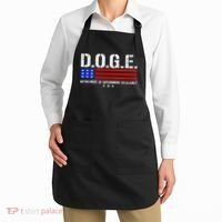Funny Doge D.O.G.E. Department Of Government Efficiency Meme Apron thumb 2