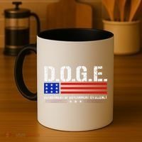 Funny Doge D.O.G.E. Department Of Government Efficiency Meme Coffee Mug thumb 4