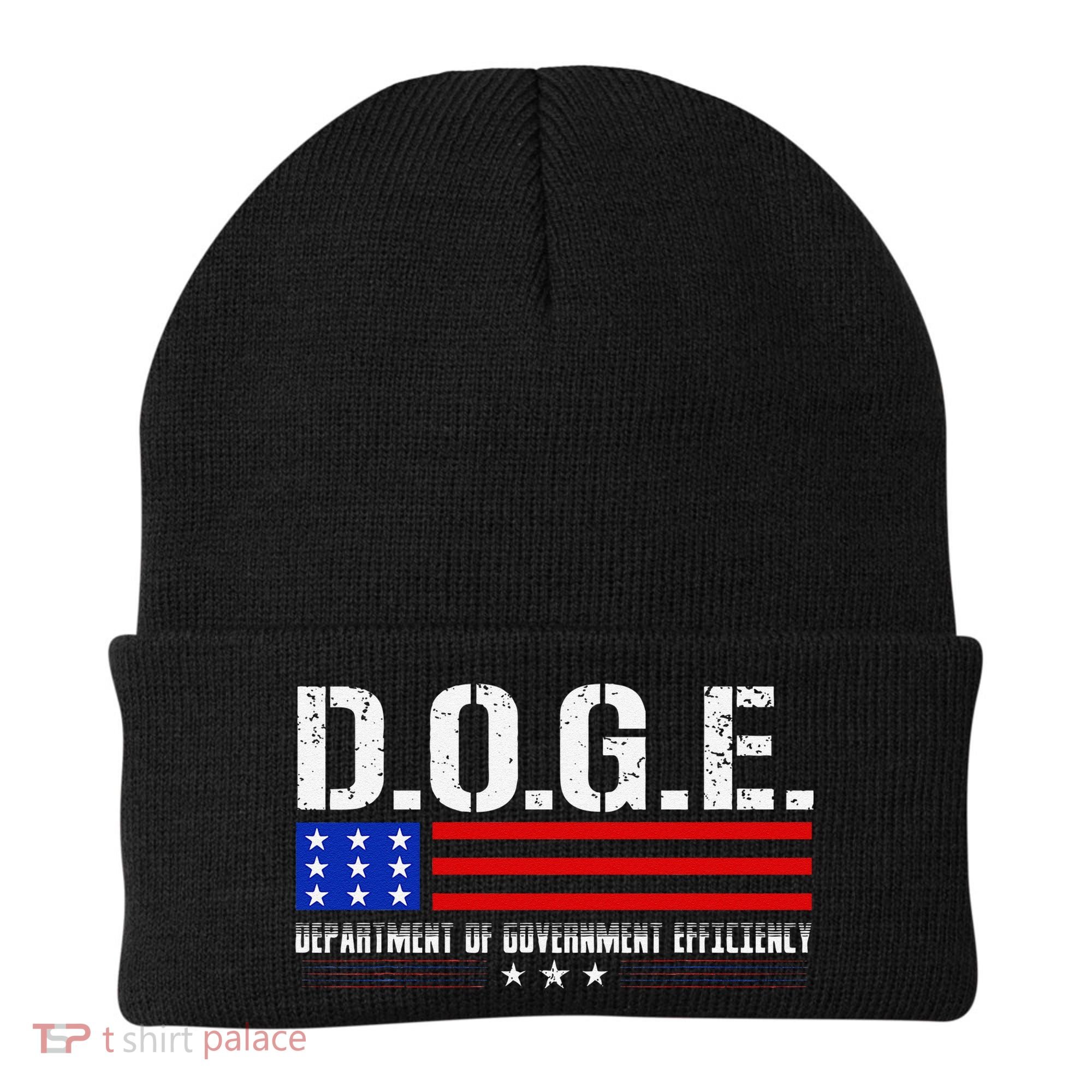 Funny Doge D.O.G.E. Department Of Government Efficiency Meme Beanie