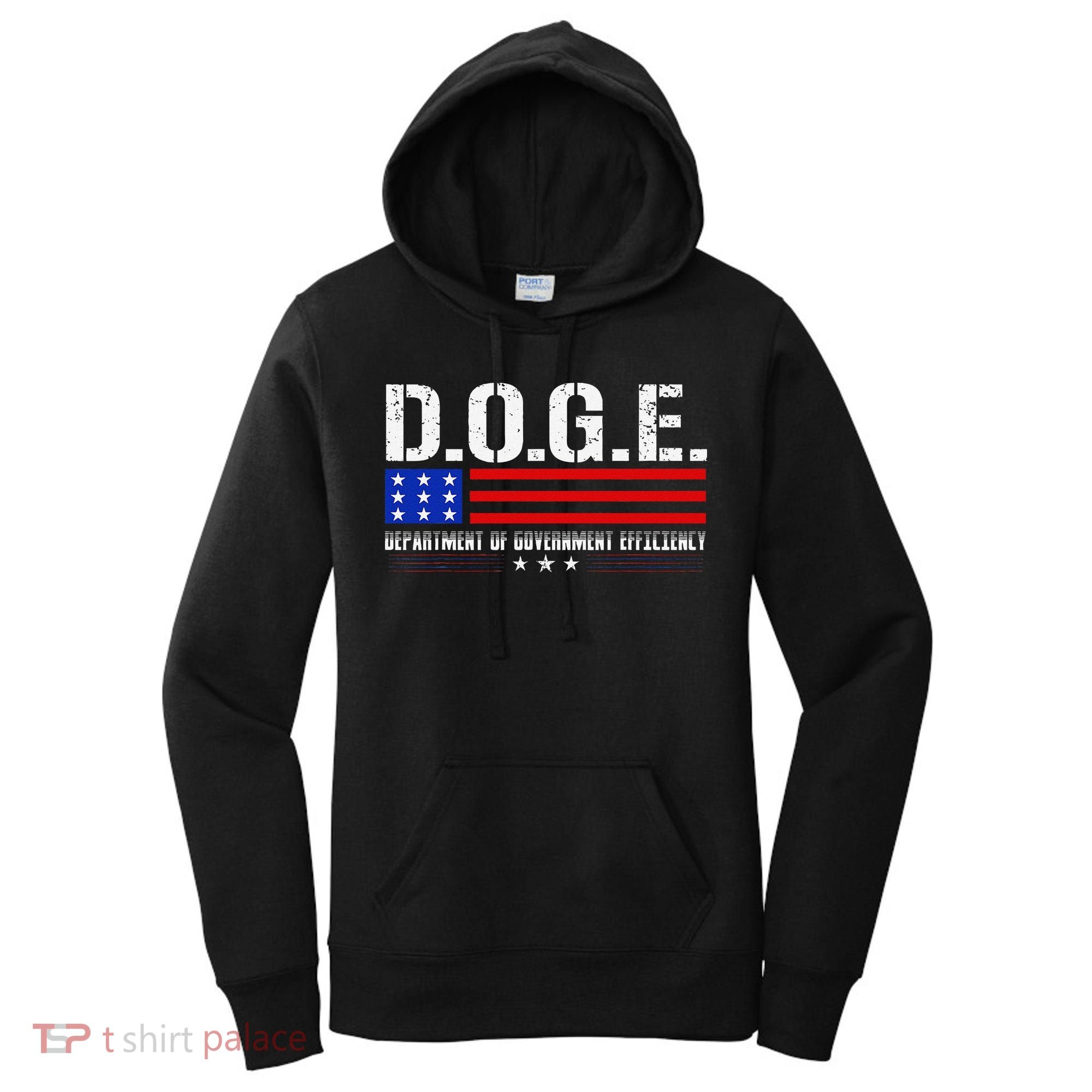 Funny Doge D.O.G.E. Department Of Government Efficiency Meme Women's Hoodie