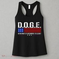 Funny Doge D.O.G.E. Department Of Government Efficiency Meme Women's Tank Top thumb 3