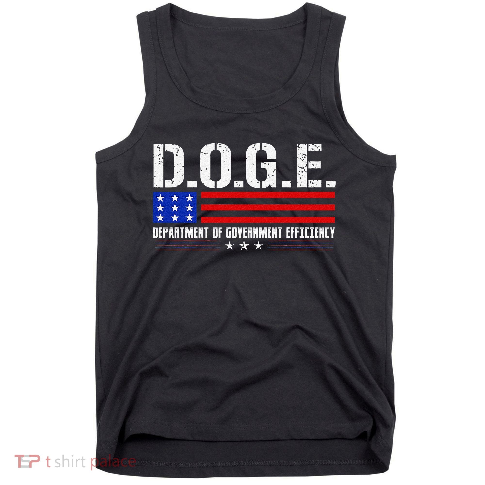 Funny Doge D.O.G.E. Department Of Government Efficiency Meme Tank Top