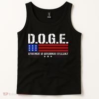 Funny Doge D.O.G.E. Department Of Government Efficiency Meme Tank Top thumb 2