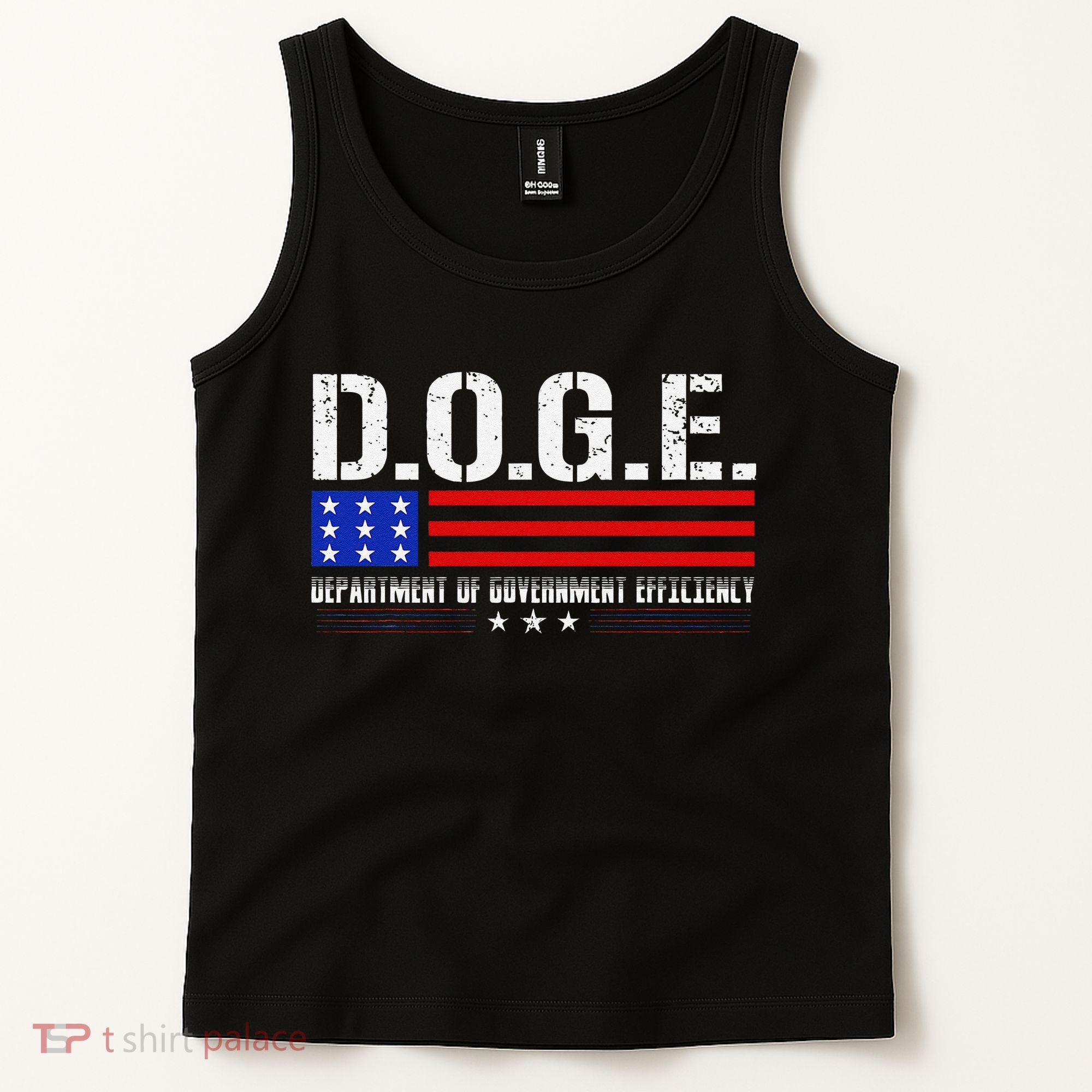 Funny Doge D.O.G.E. Department Of Government Efficiency Meme Tank Top