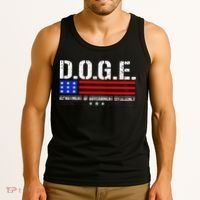 Funny Doge D.O.G.E. Department Of Government Efficiency Meme Tank Top thumb 3