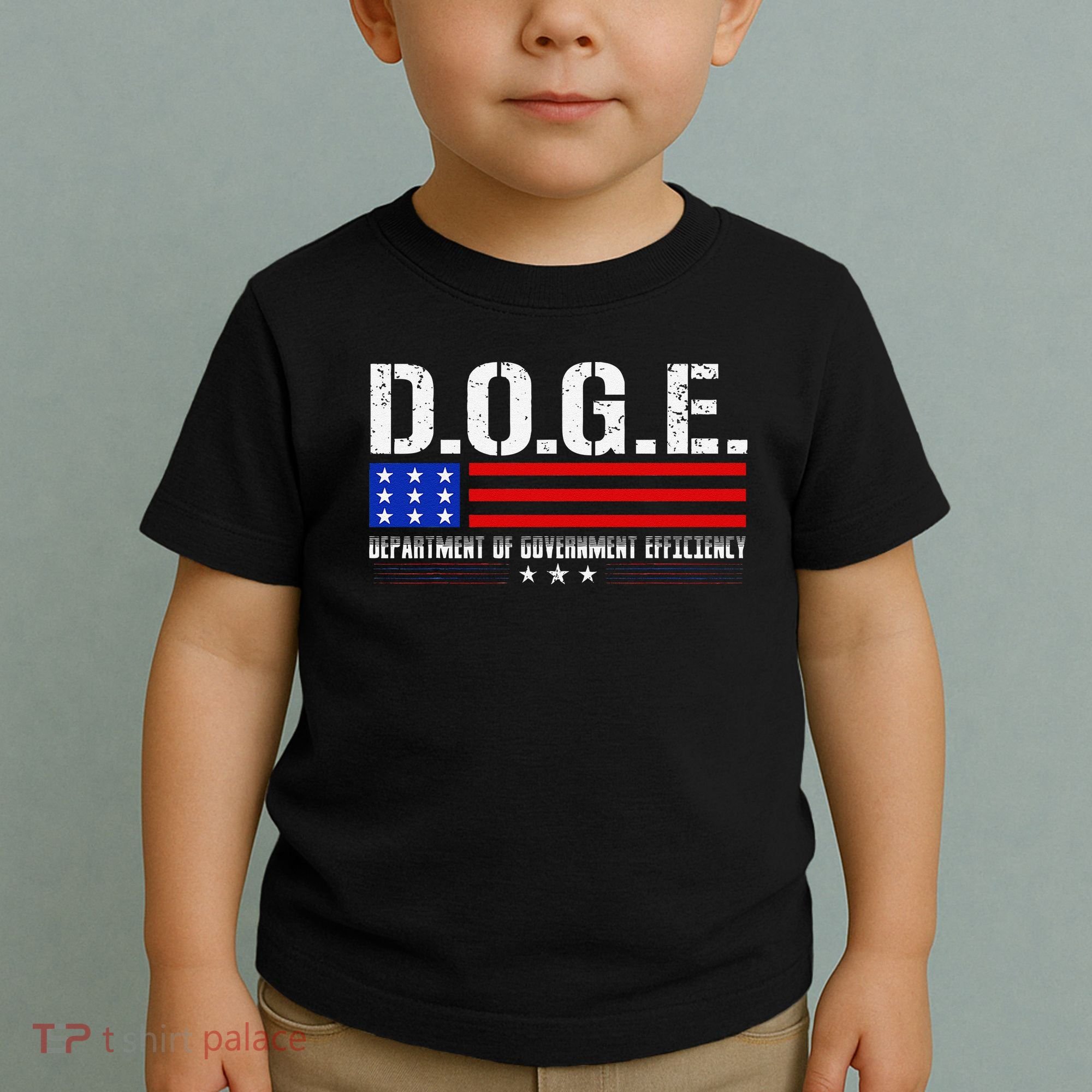 Funny Doge D.O.G.E. Department Of Government Efficiency Meme Toddler T-Shirt