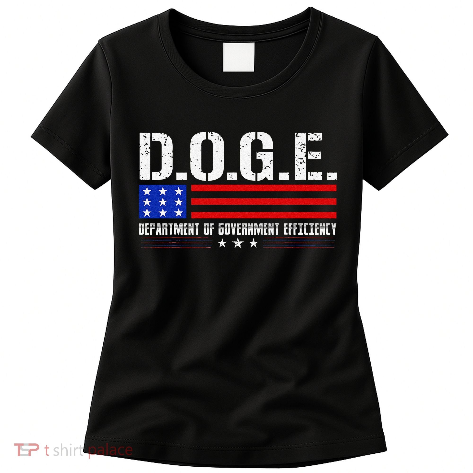 Funny Doge D.O.G.E. Department Of Government Efficiency Meme Women's T-Shirt